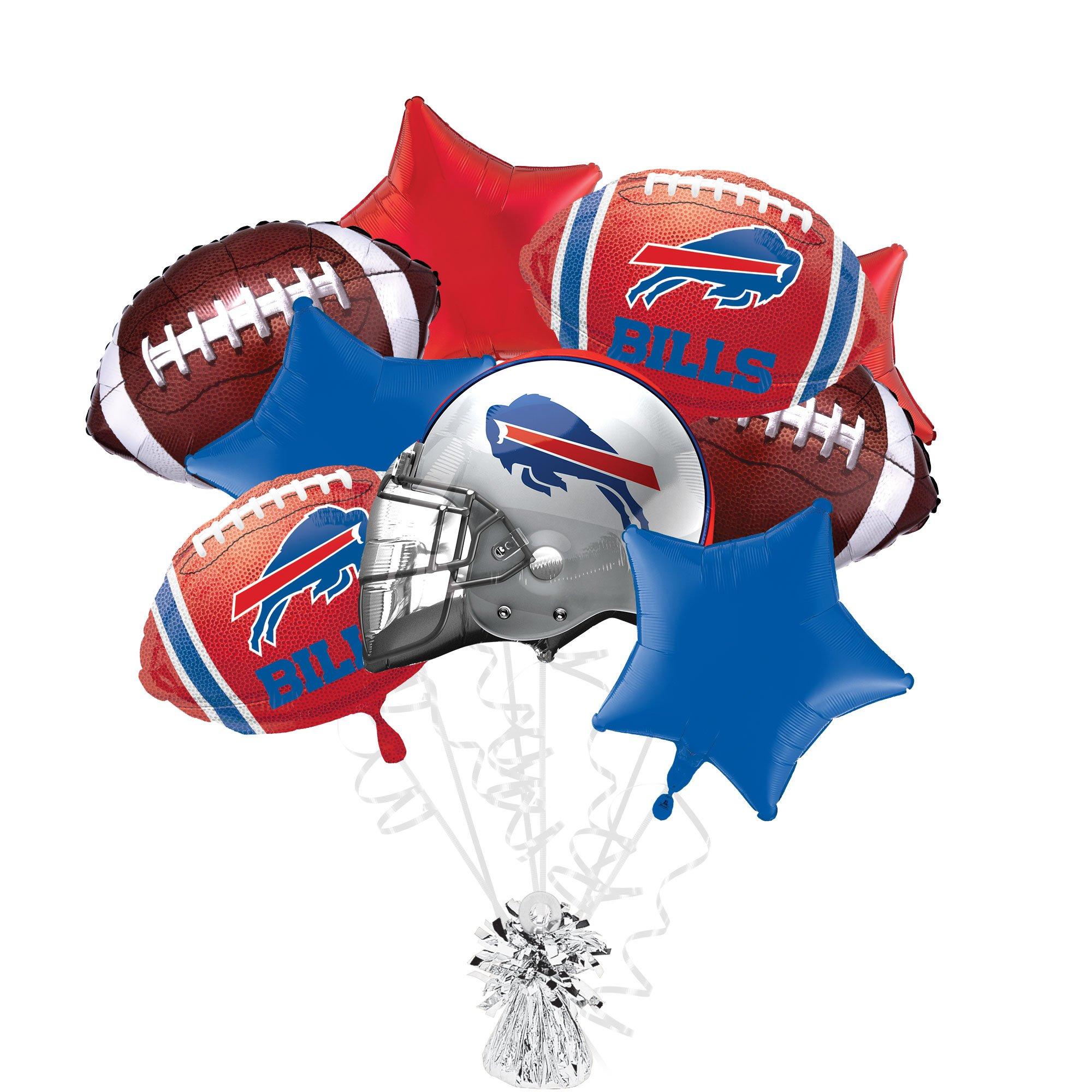 Buffalo Bills Foil Balloon Bouquet